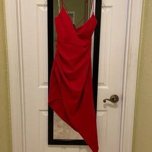 Steps NY red dress, corset like back